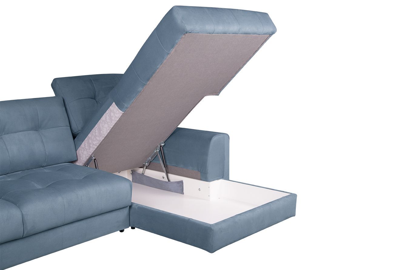 Модульный угловой диван-кровать Брайтон с канапе