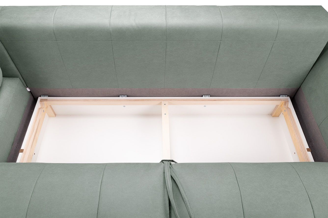 Модульный угловой диван-кровать Брайтон с оттоманкой