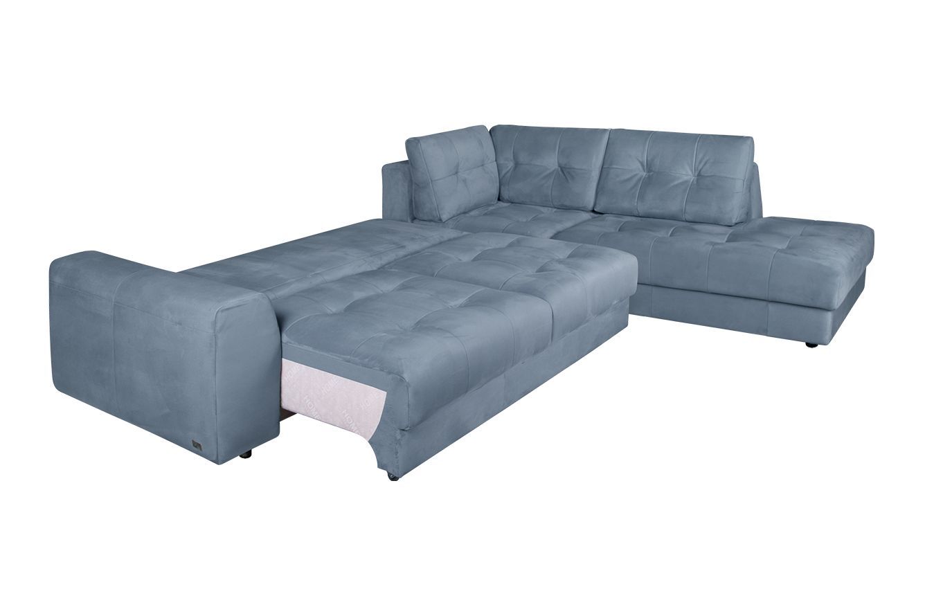 Модульный угловой диван-кровать Брайтон с оттоманкой