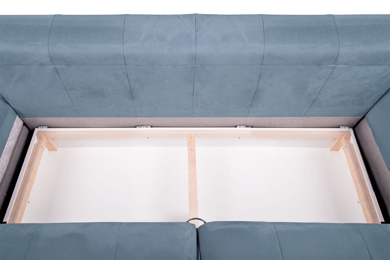 Модульный угловой диван-кровать Брайтон с оттоманкой