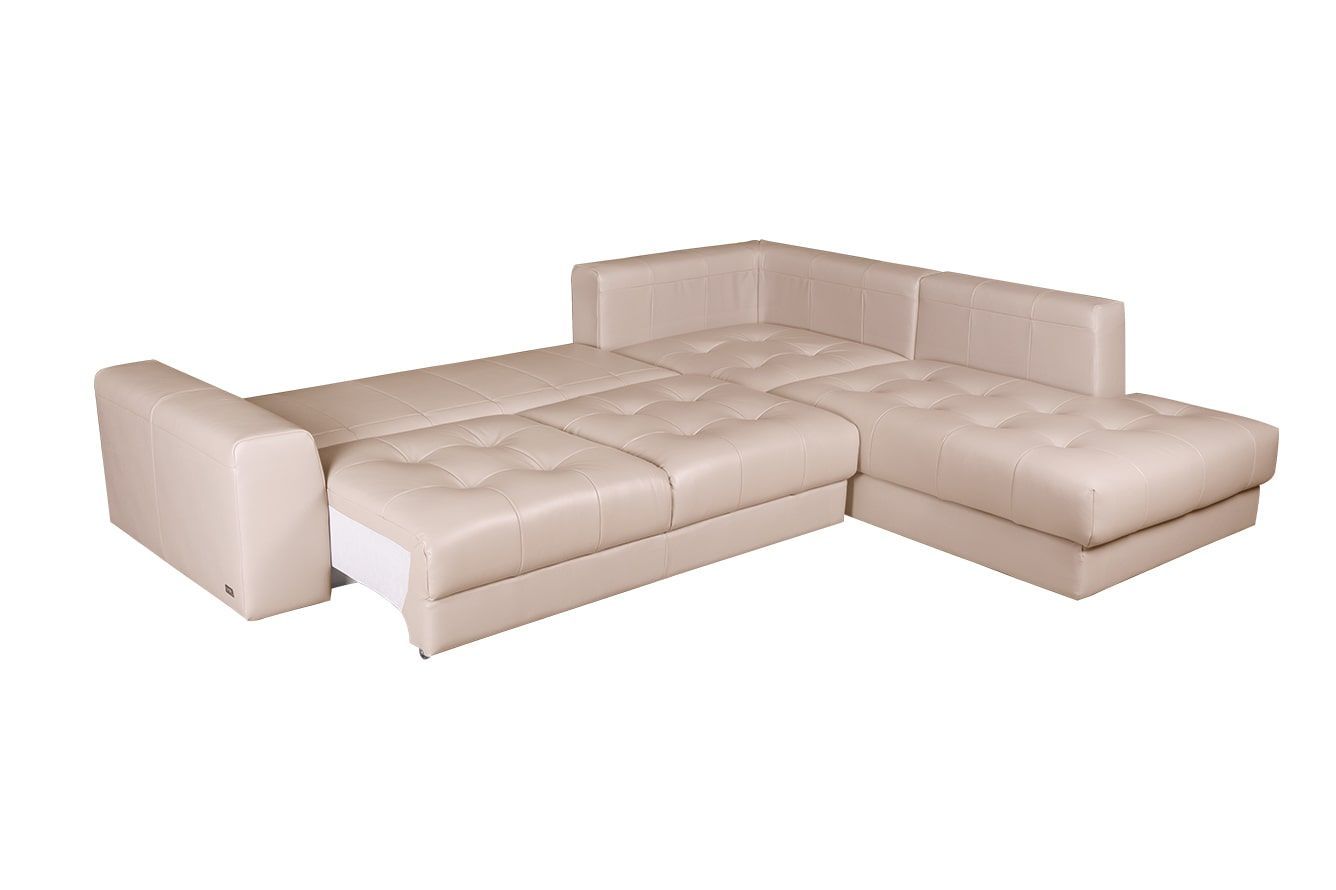 Модульный угловой диван-кровать Брайтон с оттоманкой