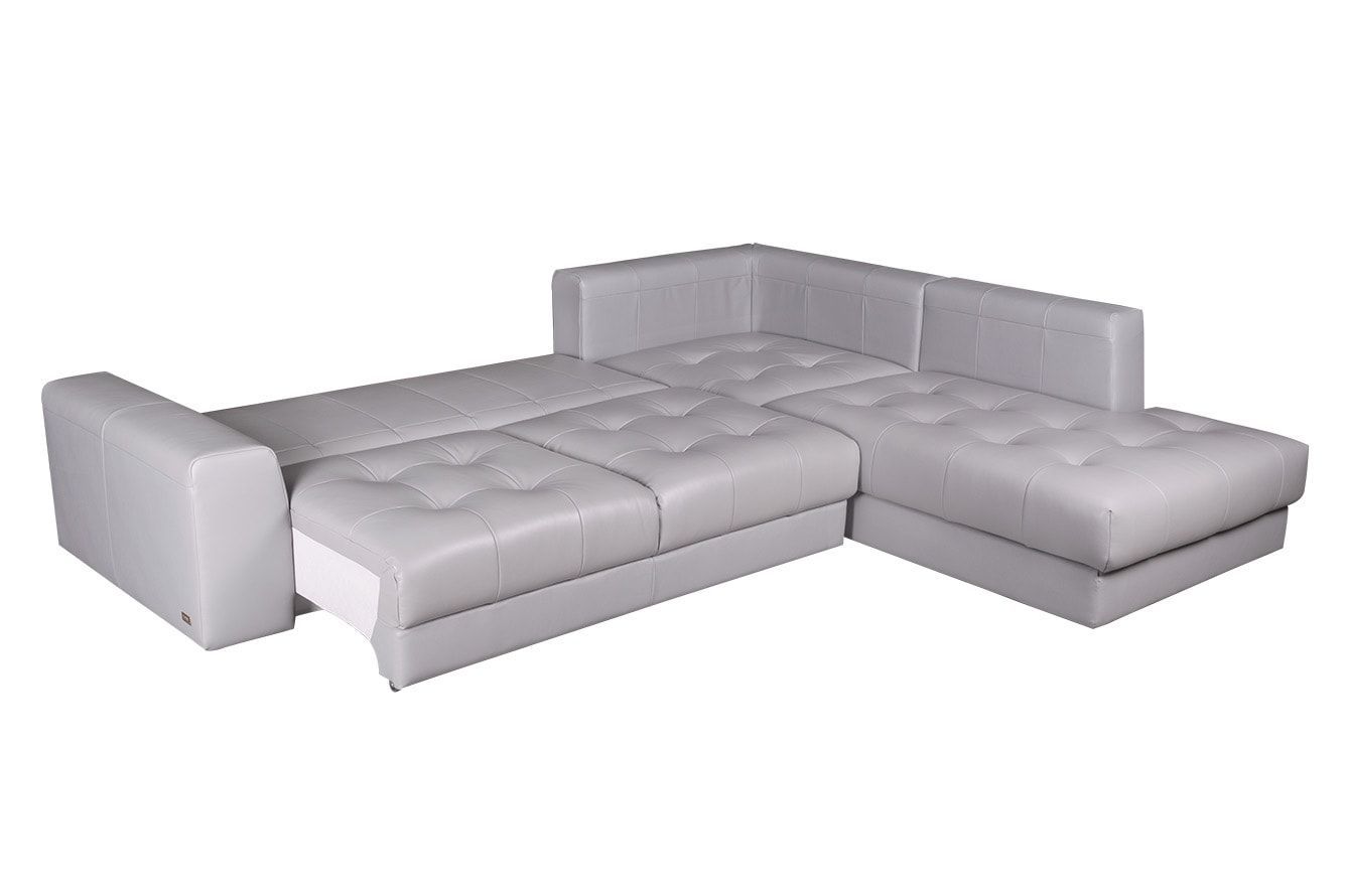 Модульный угловой диван-кровать Брайтон с оттоманкой