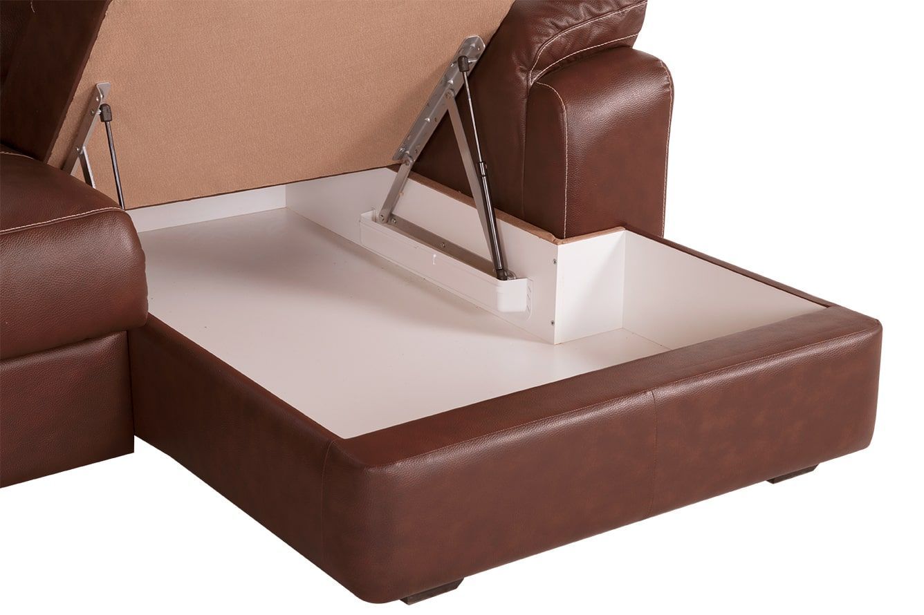 Диван Денвер угол с тумбой 85