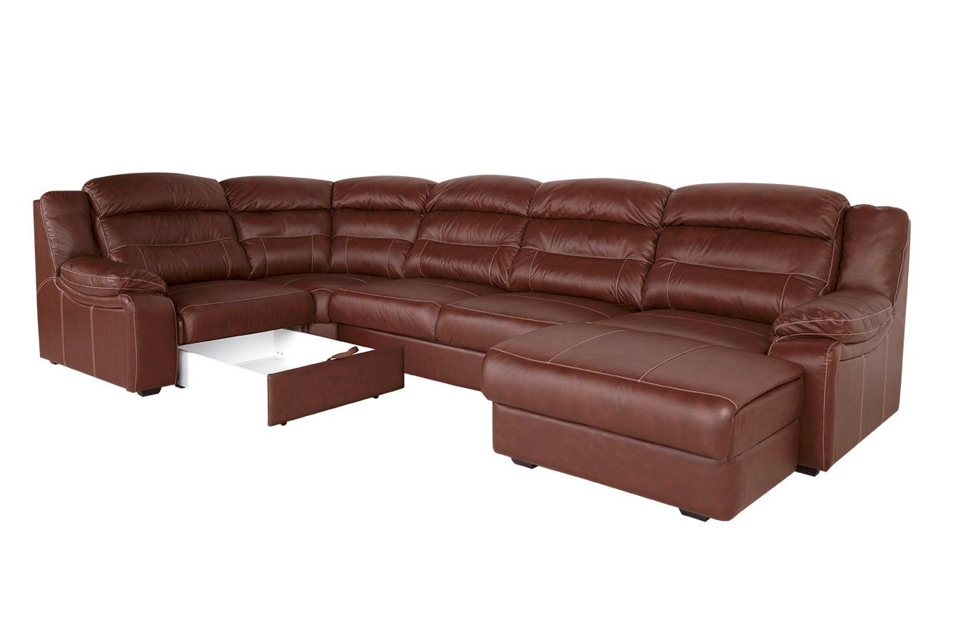 Диван Денвер угол с тумбой 85