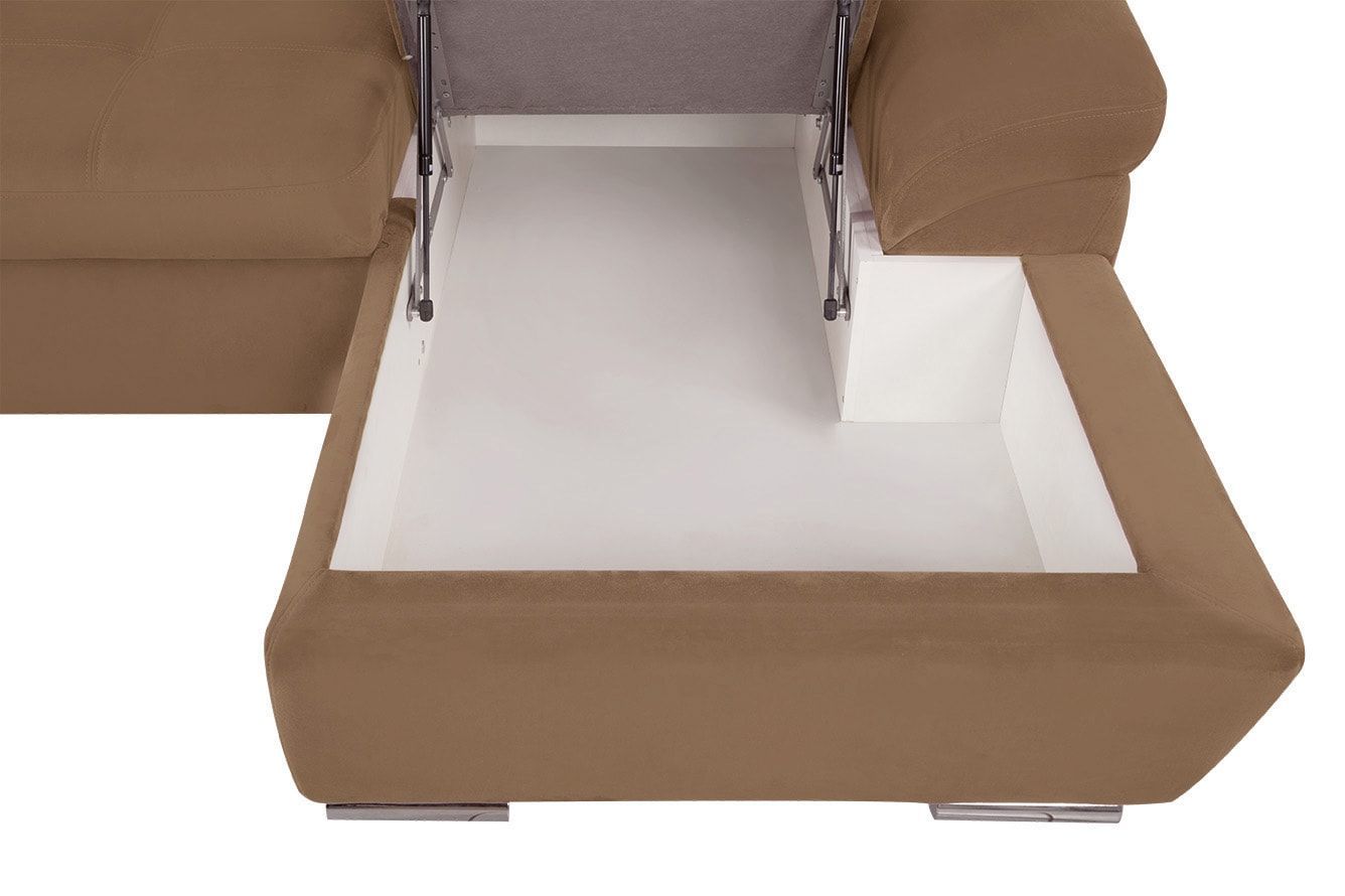 Угловой диван-кровать Капри с канапе 260