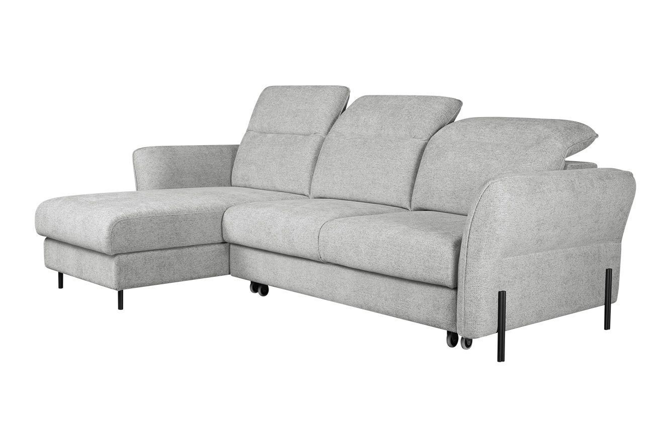 Модульный угловой диван-кровать Мишель с канапе Стандарт 75-21 округлый