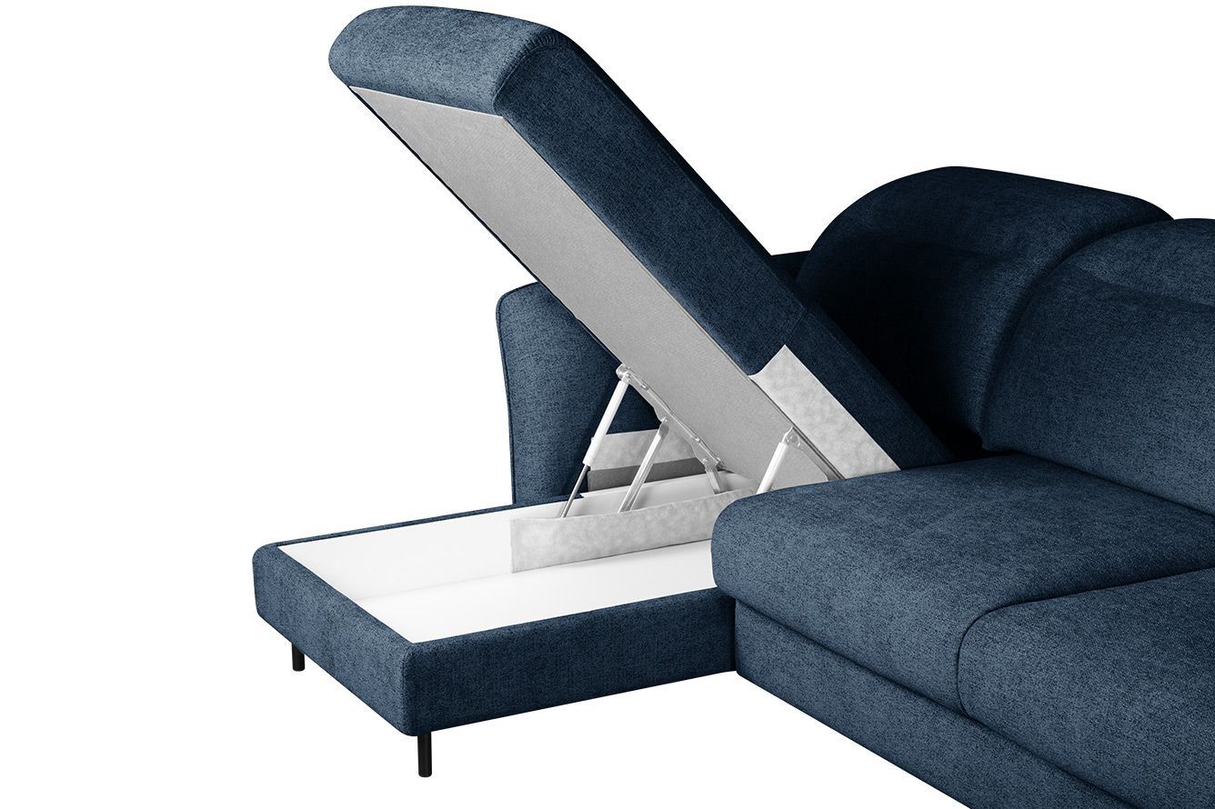 Модульный угловой диван-кровать Мишель с канапе Стандарт 85-21 округлый