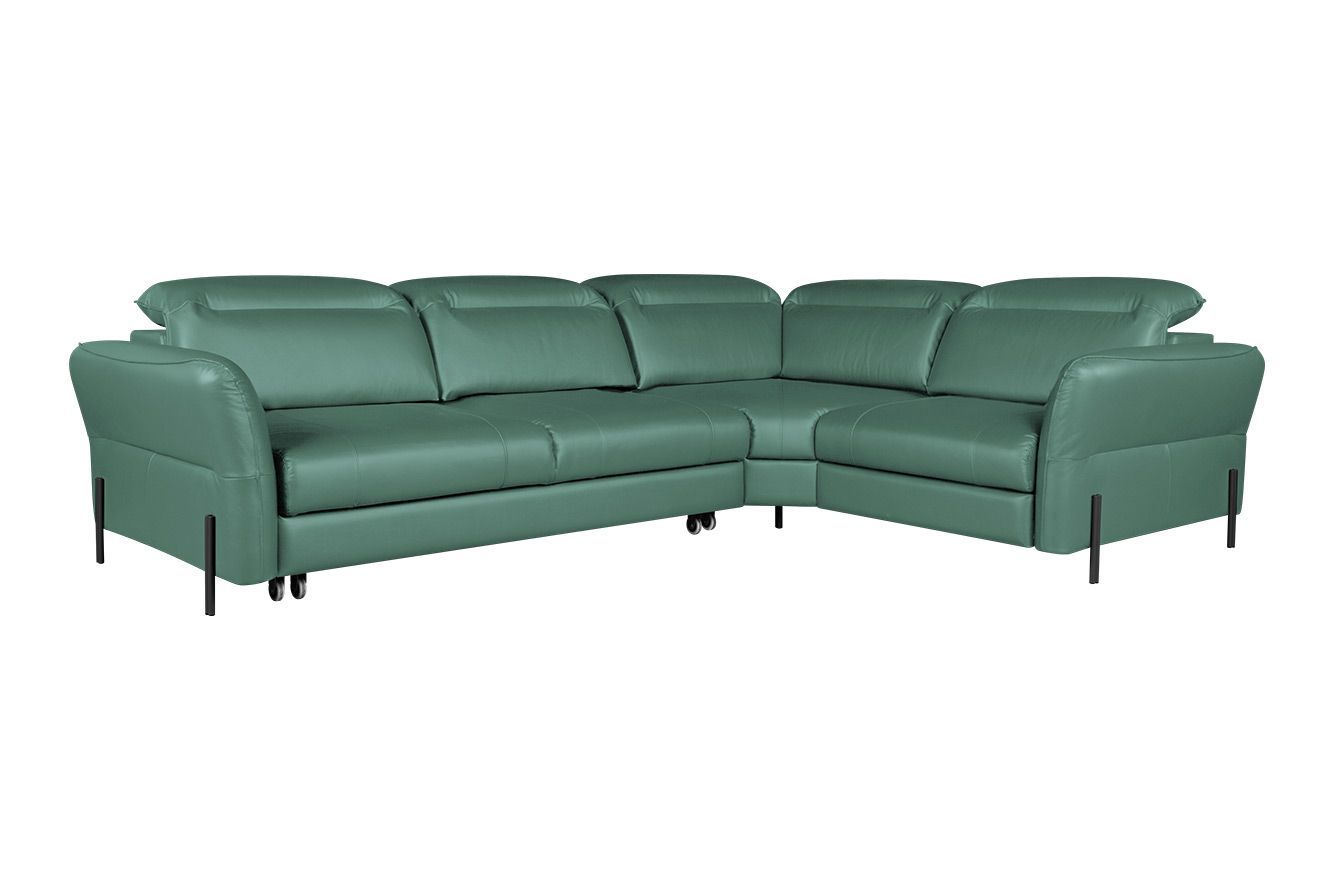 Модульный угловой диван-кровать Мишель с тумбой Стандарт 85-21 прямоугольный