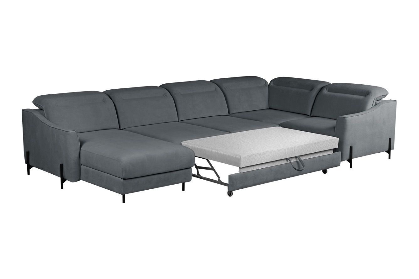 Модульный угловой диван-кровать Мишель угол с тумбой Стандарт 85-13 прямоугольный