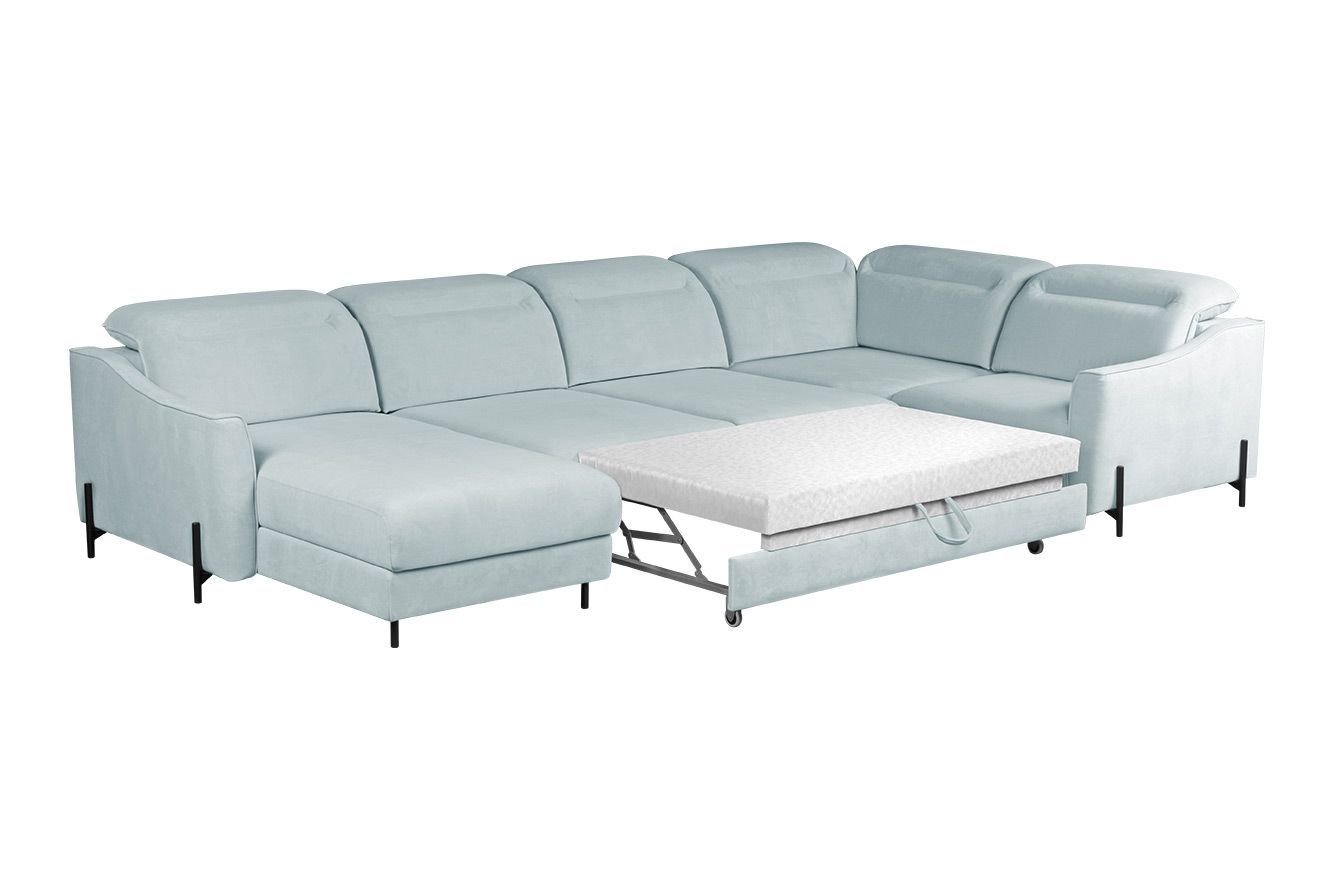 Модульный угловой диван-кровать Мишель угол с тумбой Стандарт 85-13 прямоугольный