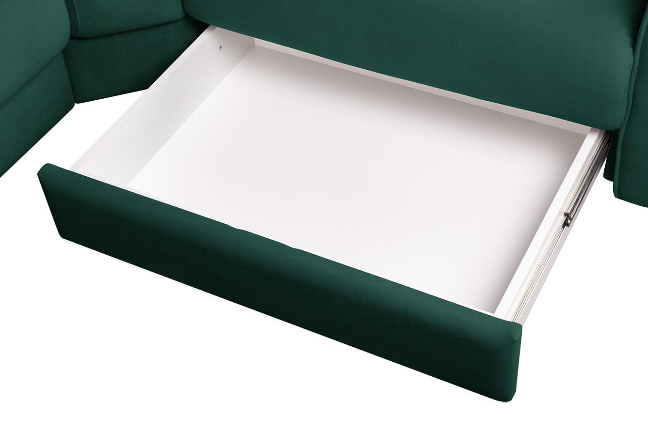 Модульный угловой диван-кровать Мишель угол с тумбой Стандарт 85-13 прямоугольный