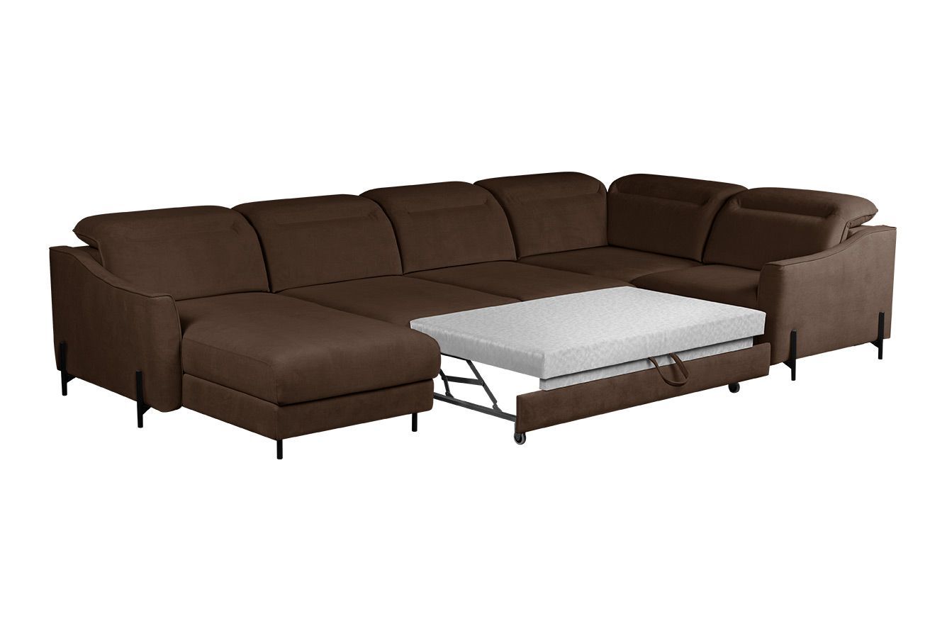 Модульный угловой диван-кровать Мишель угол с тумбой Стандарт 85-13 прямоугольный