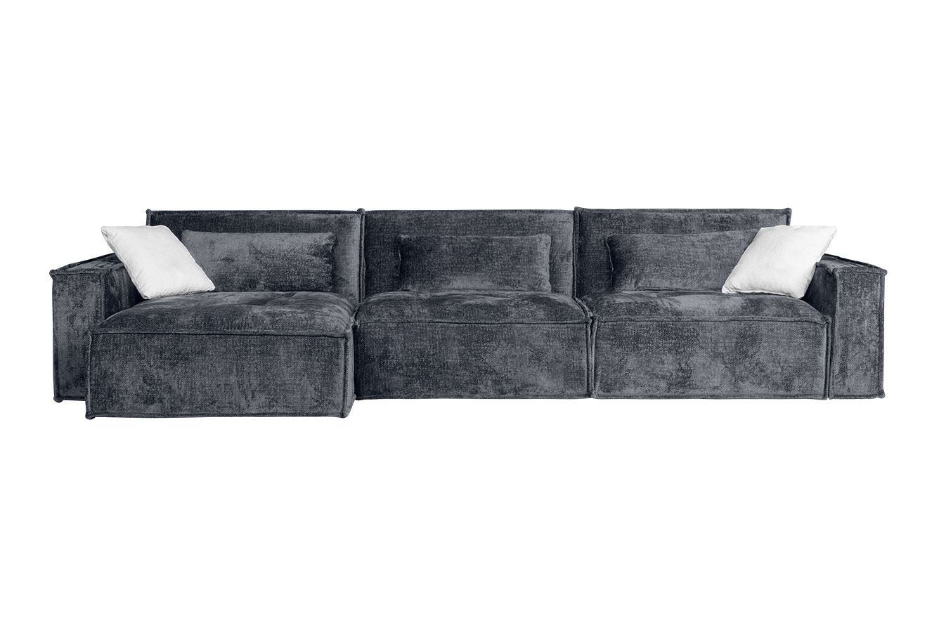 Модульный угловой диван-кровать Мюнхен с канапе 100-25