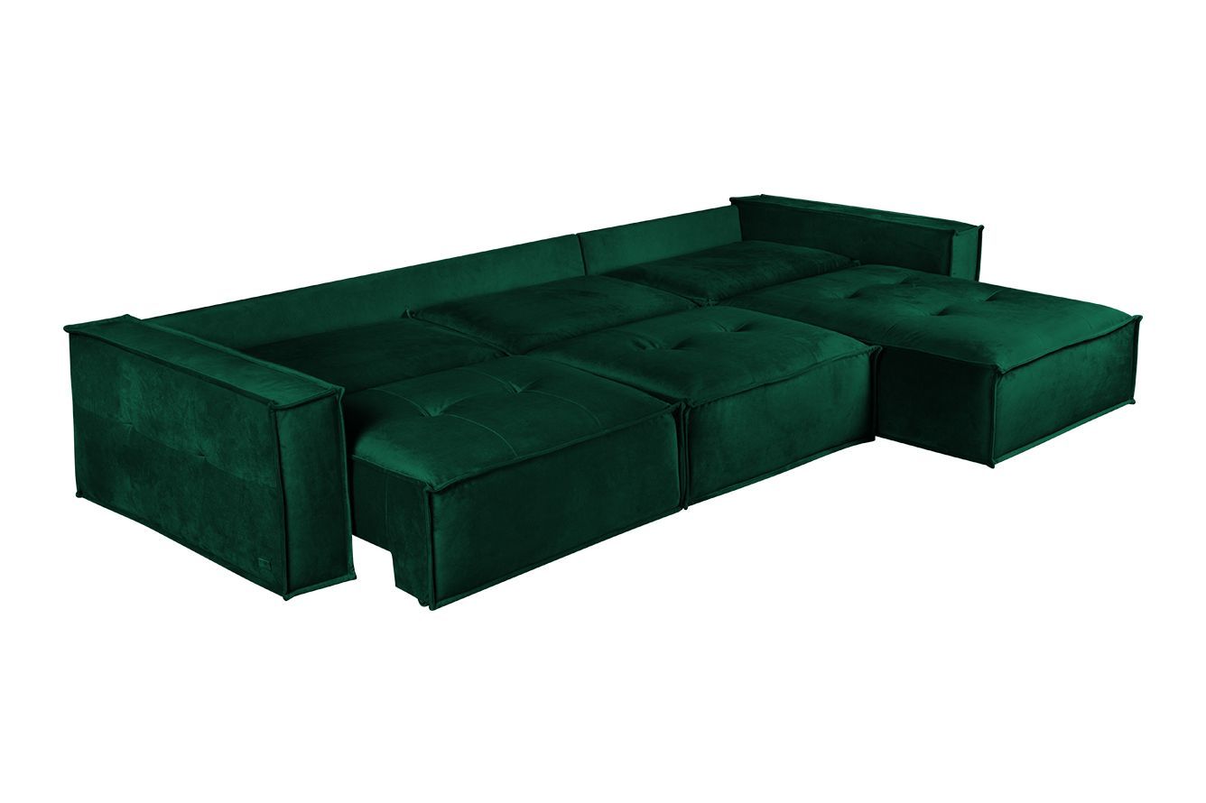 Модульный угловой диван-кровать Мюнхен с канапе 100-25