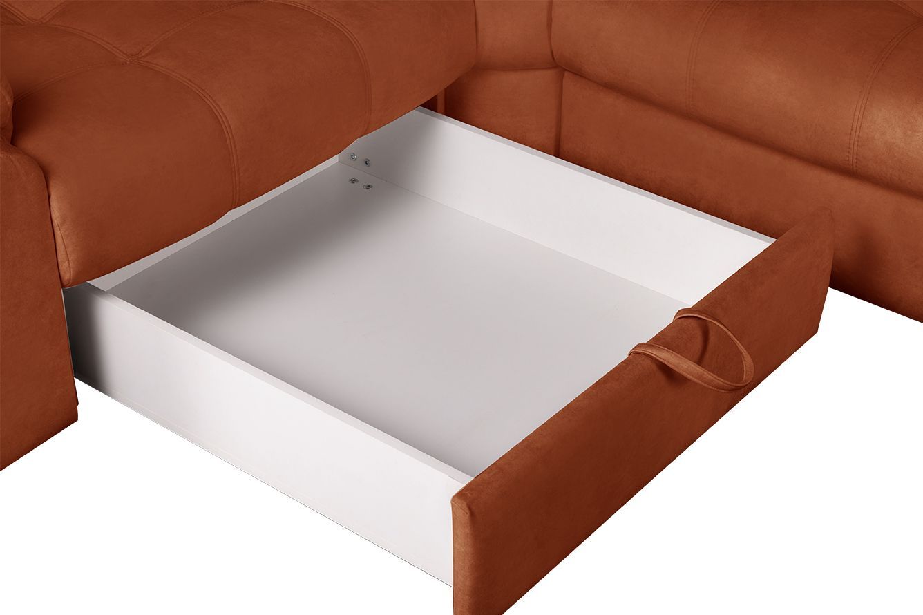 Модульный угловой диван-кровать Орлеан с тумбой