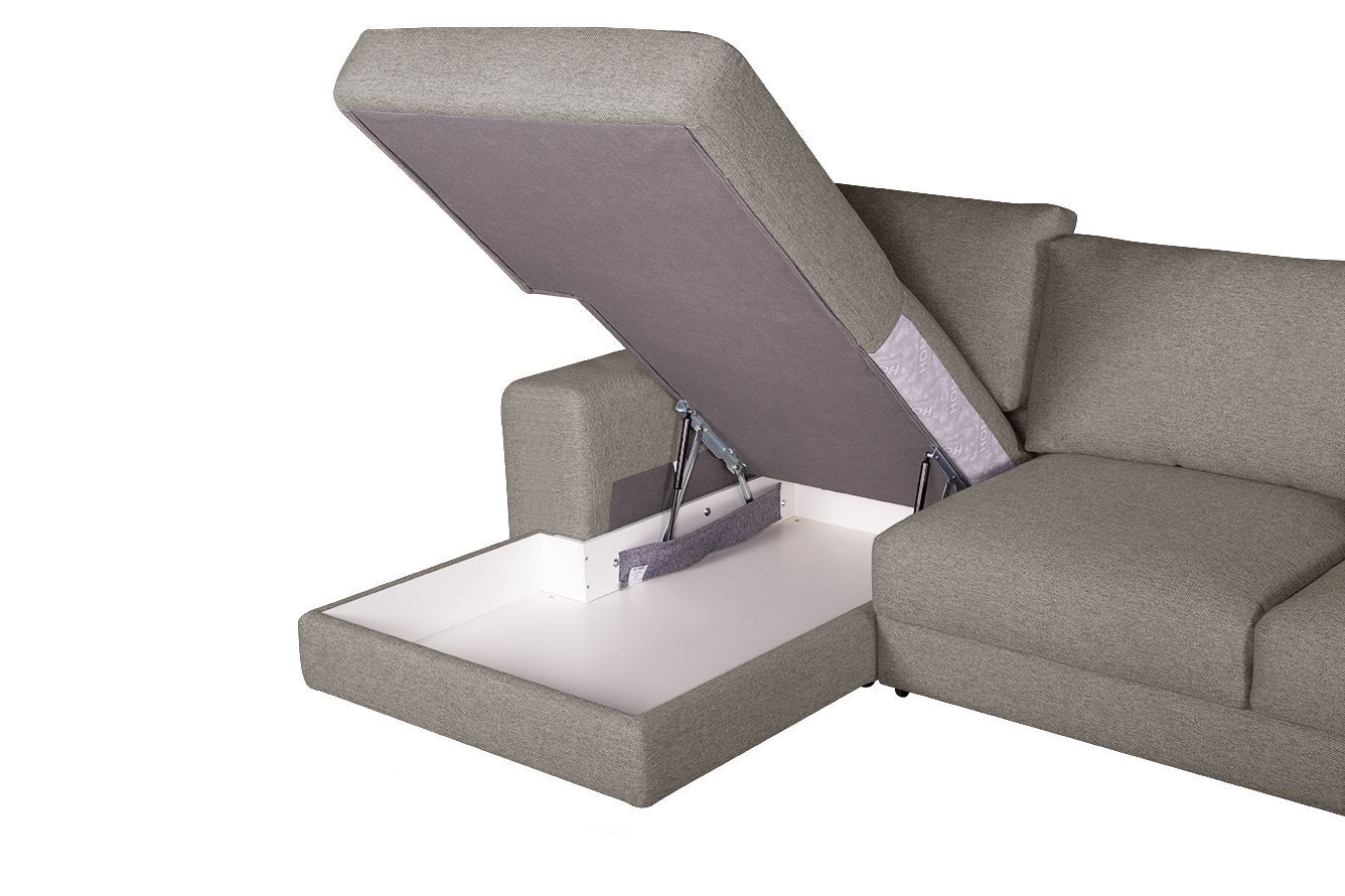 Модульный угловой диван-кровать Престон с канапе