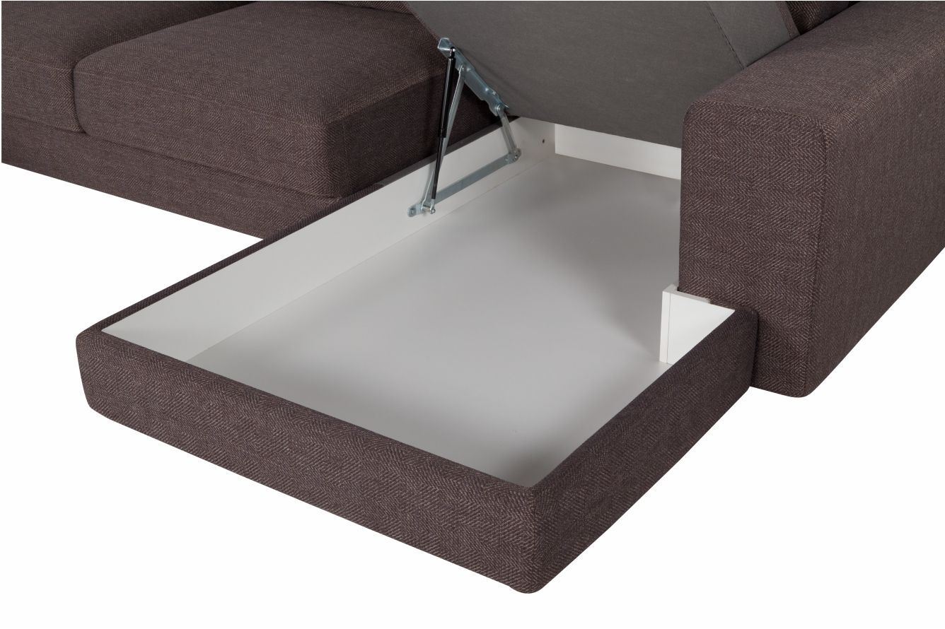 Модульный угловой диван-кровать Престон с канапе