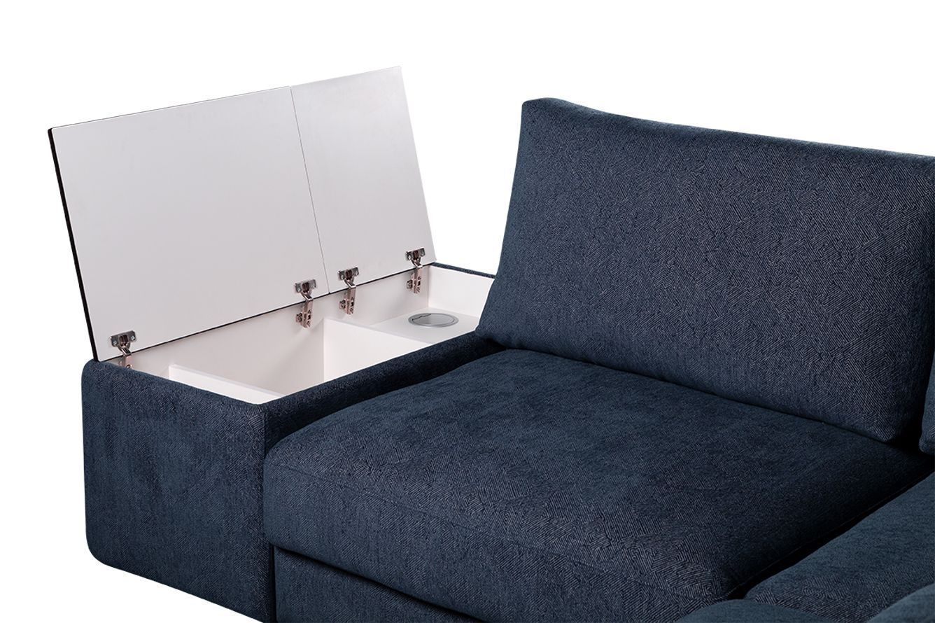 Модульный угловой диван-кровать Престон угол с тумбой