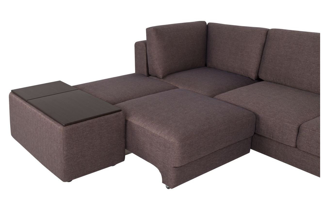 Модульный угловой диван-кровать Престон угол с тумбой