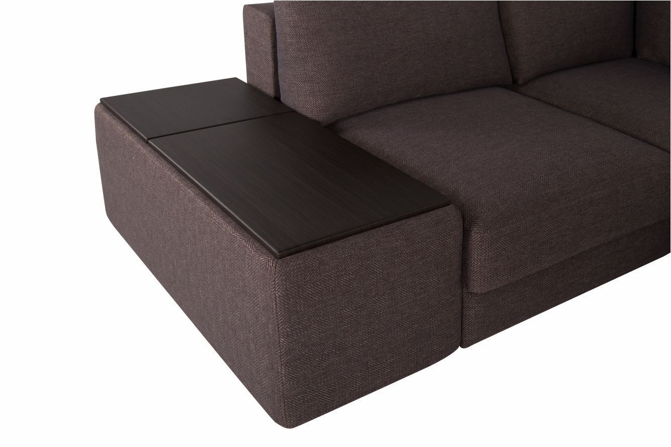 Модульный угловой диван-кровать Престон угол с тумбой