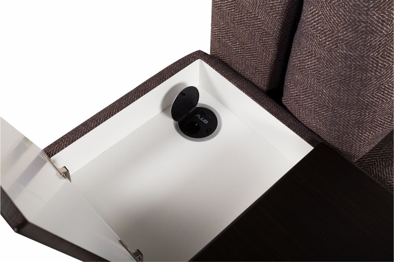 Модульный угловой диван-кровать Престон угол с тумбой