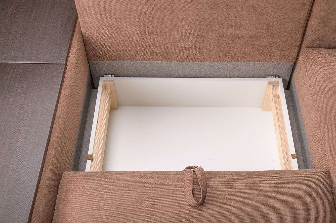 Модульный угловой диван-кровать Престон угол с тумбой