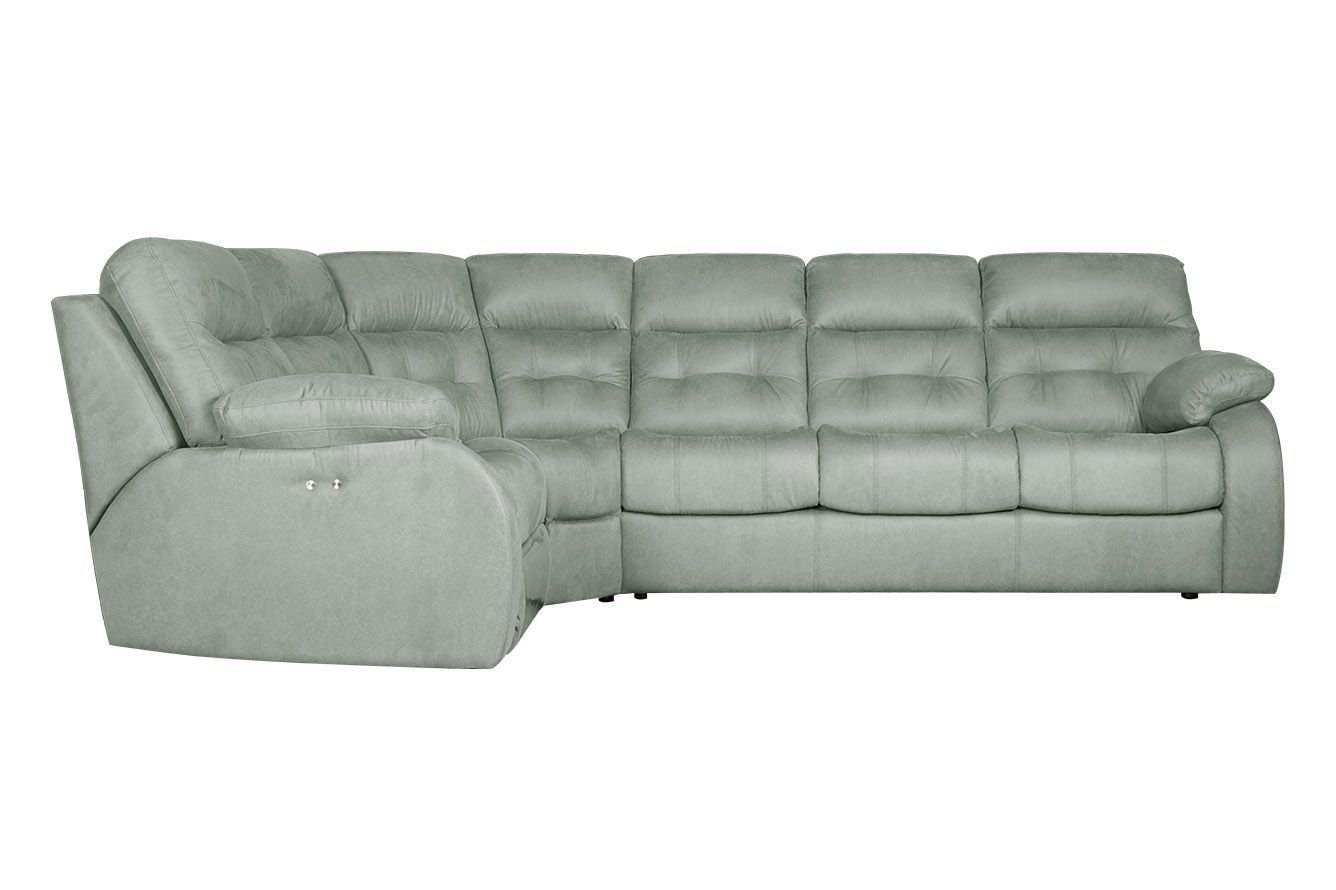 Модульный угловой диван-кровать Рей с тумбой электрический реклайнер