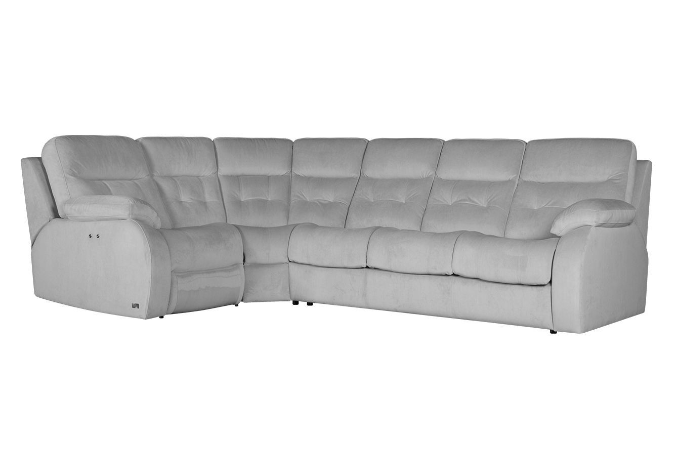 Модульный угловой диван-кровать Рей с тумбой электрический реклайнер