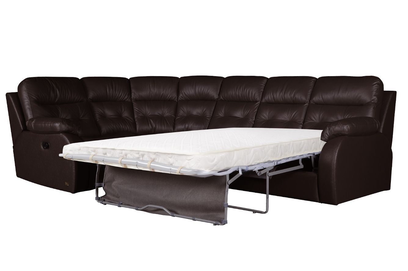 Модульный угловой диван-кровать Рей с тумбой механический реклайнер