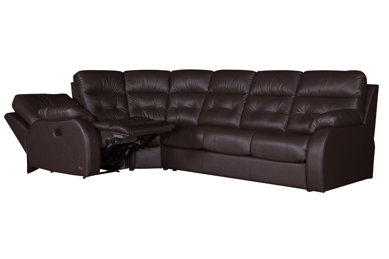 Модульный угловой диван-кровать Рей с тумбой механический реклайнер