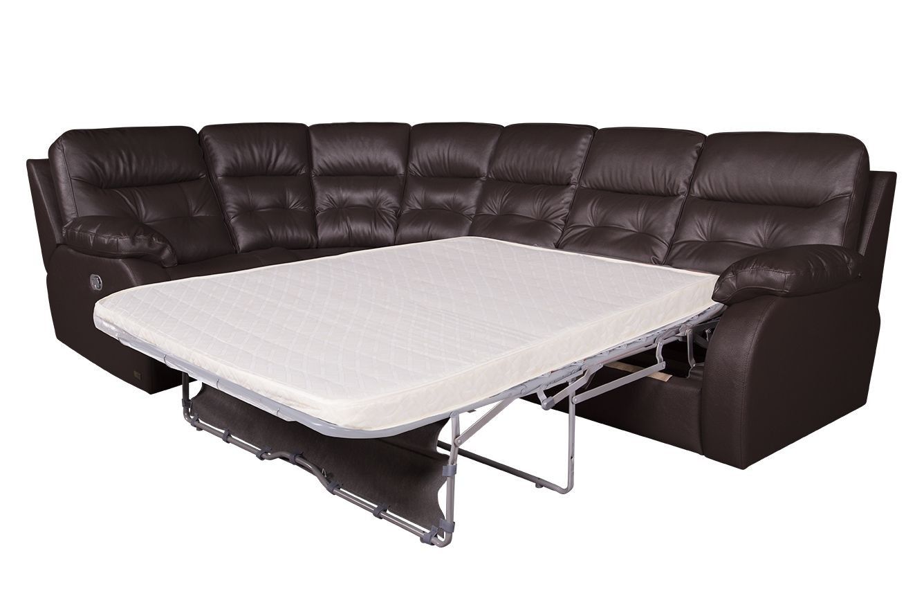 Модульный угловой диван-кровать Рей с тумбой механический реклайнер