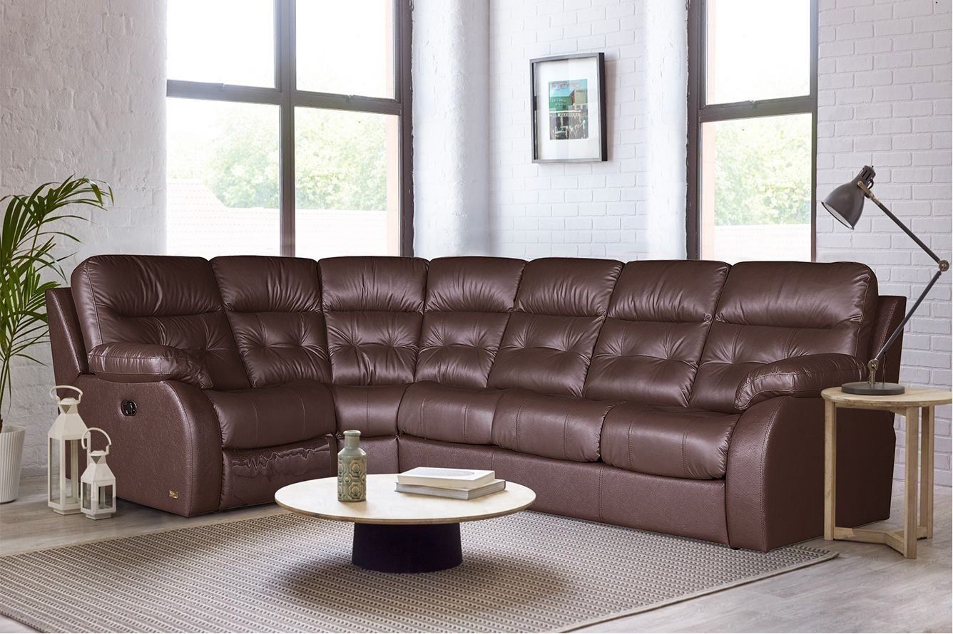 Модульный угловой диван-кровать Рей с тумбой механический реклайнер