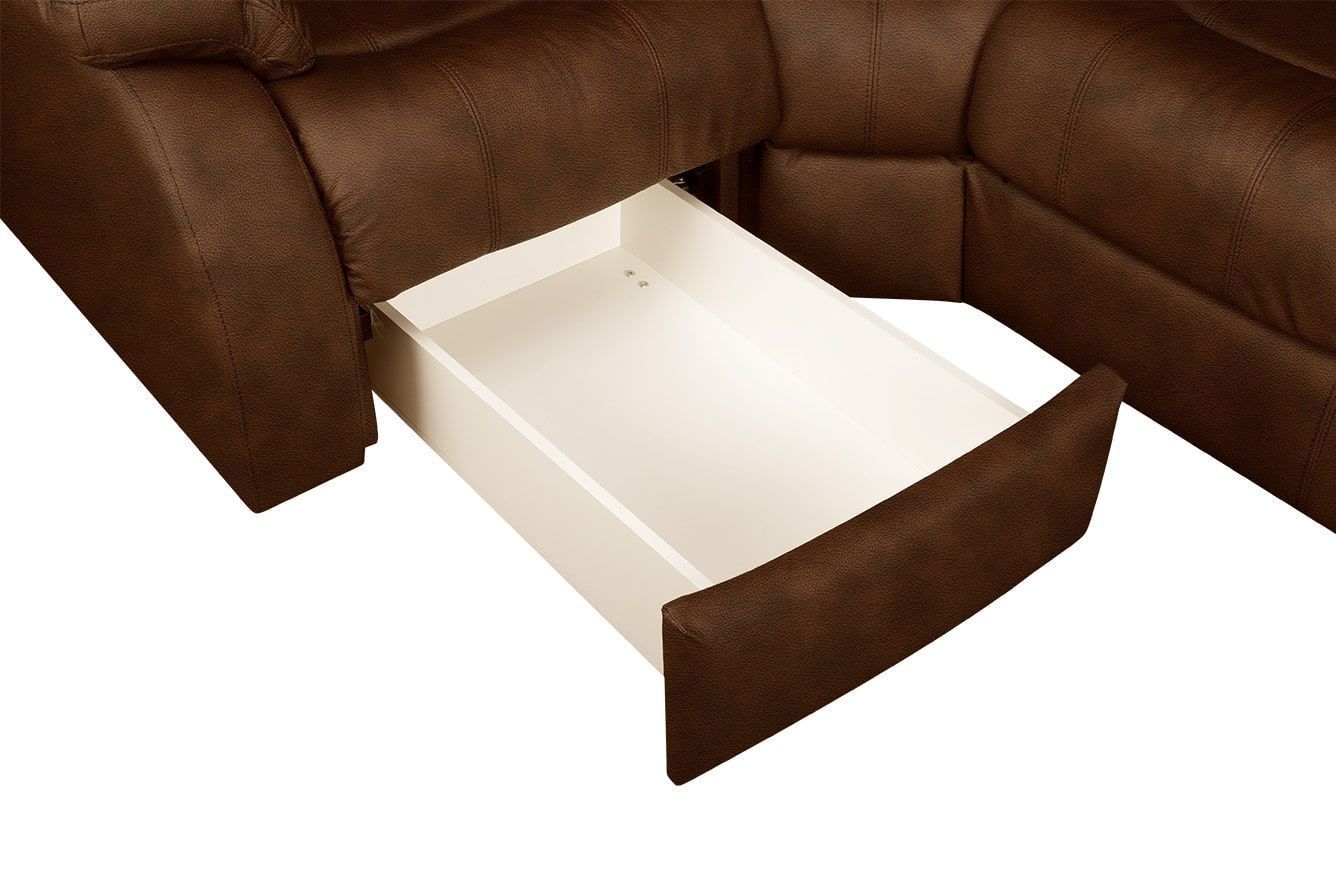 Модульный угловой диван-кровать Рей с тумбой