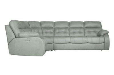 Модульный угловой диван-кровать Рей с тумбой электрический реклайнер