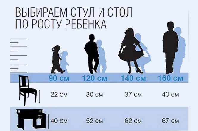 Эргономика детской мебели Эргономика детской мебели