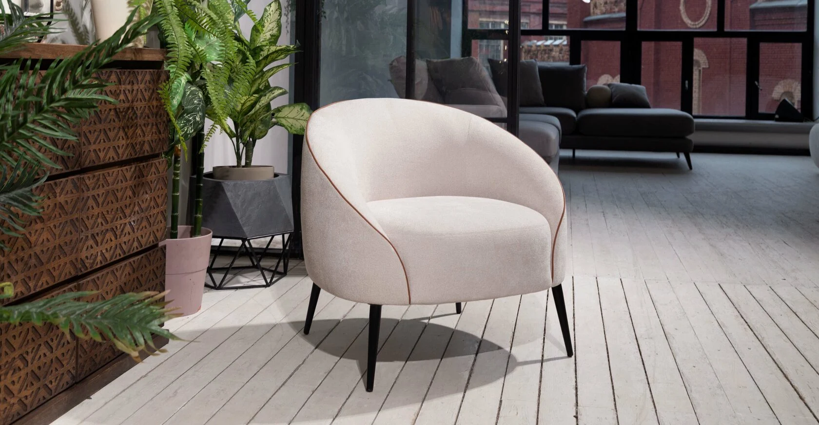 Кресло Беверли в интерьере 2